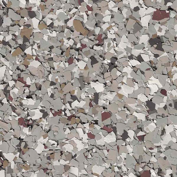 Pebble Beach color concrete floor coating